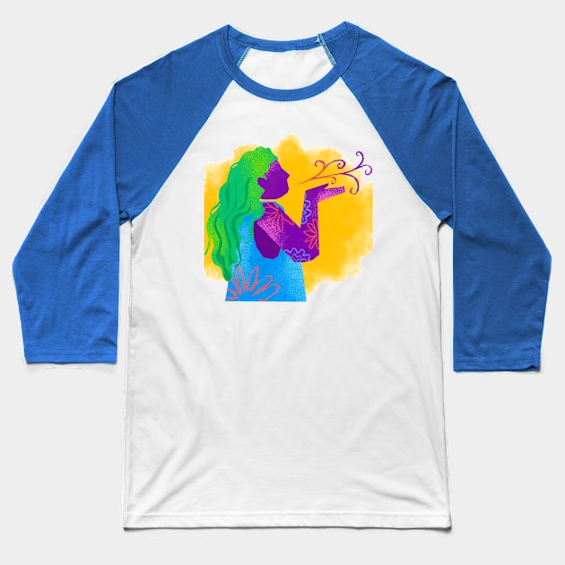 COLORFUL SOUL Baseball T-Shirt by ShubShank